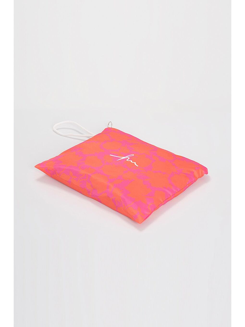 Esila Fuşya Turuncu Jileli Tam Tesettür Mayo Üstü 2934-9