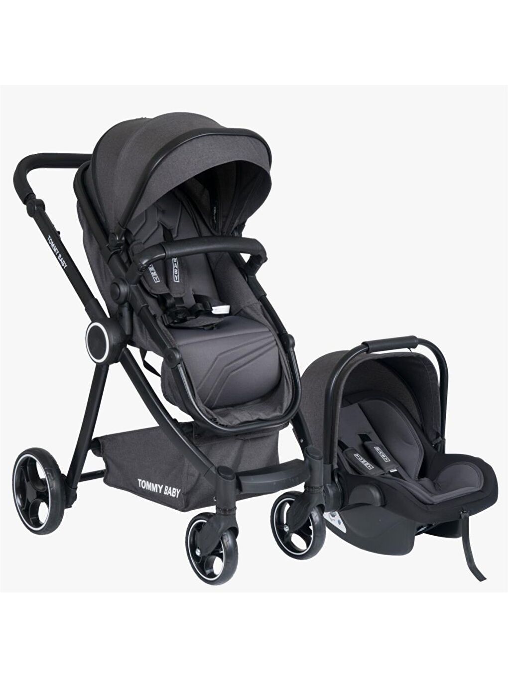 Toranto Black Vip Travel Sistem Bebek Arabası + Puset