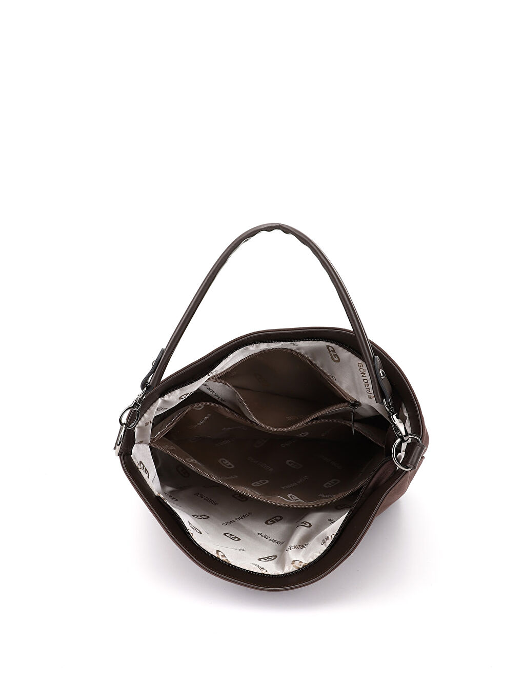 Kahverengi Kadın KAHVERENGİ Uzun Askılı El ve Omuz Çantası-4