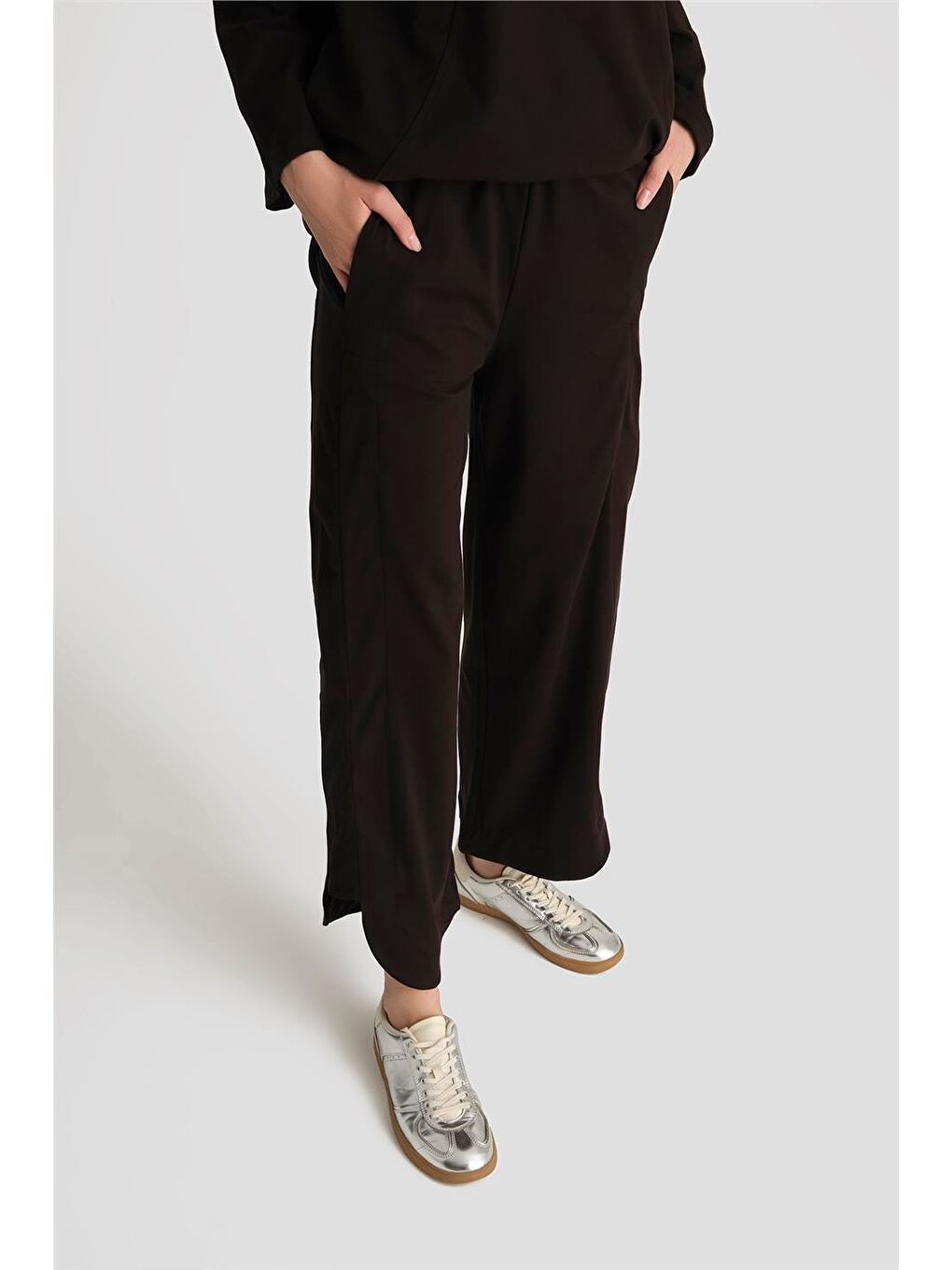 Örme Pantolon 25Yd2817 Siyah-2