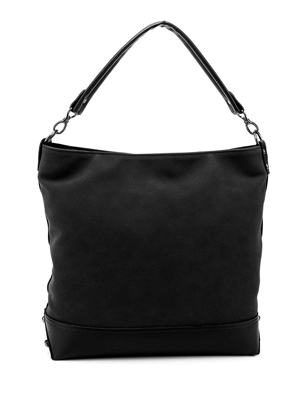 Siyah Kadın SİYAH-SAKS Uzun Askılı El ve Omuz Çantası-3