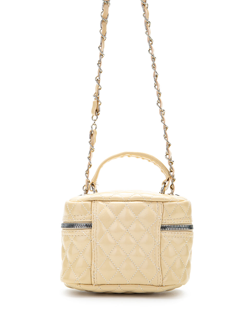 Suni Deri Almira Kadın Çapraz Çanta Tereyağ Sarısı-2