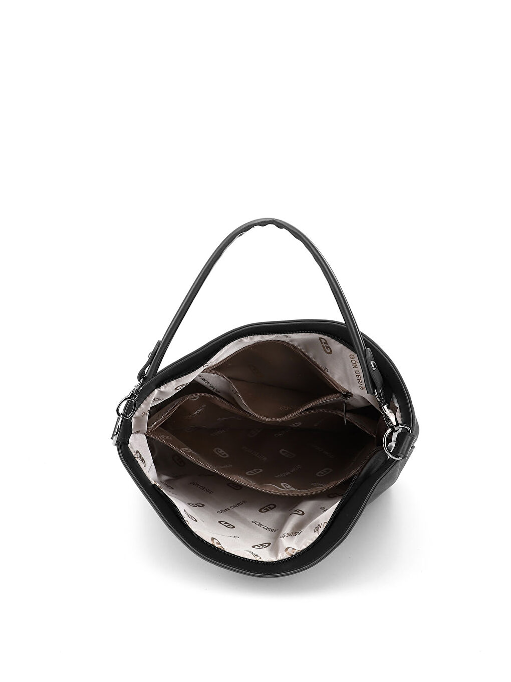 Siyah Kadın SİYAH-SAKS Uzun Askılı El ve Omuz Çantası-4