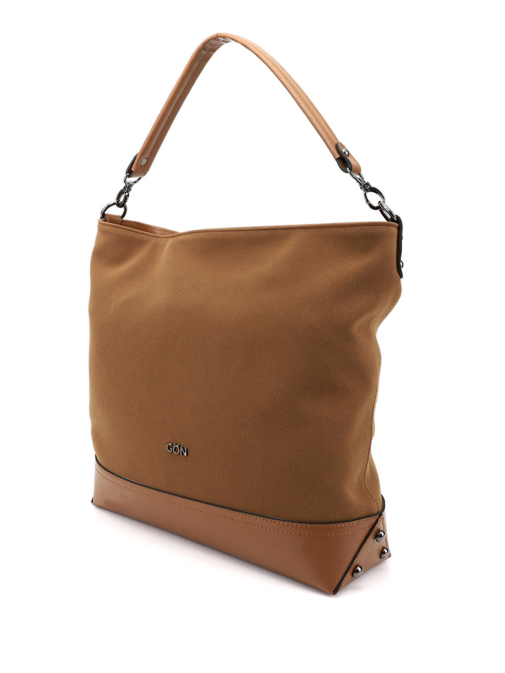 Kahverengi Kadın TABA Uzun Askılı El ve Omuz Çantası-2