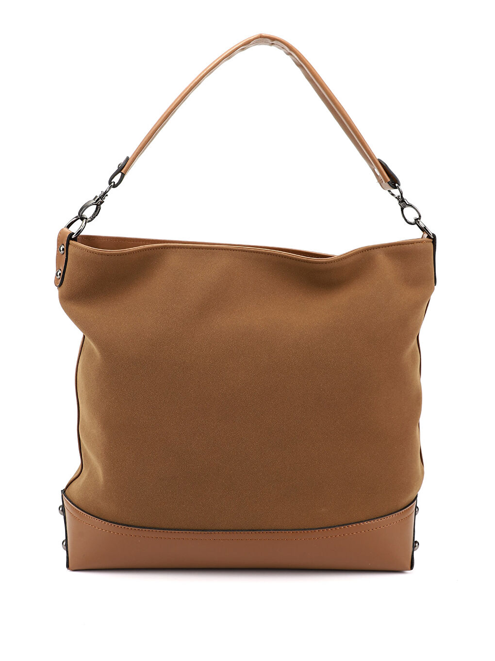 Kahverengi Kadın TABA Uzun Askılı El ve Omuz Çantası-3