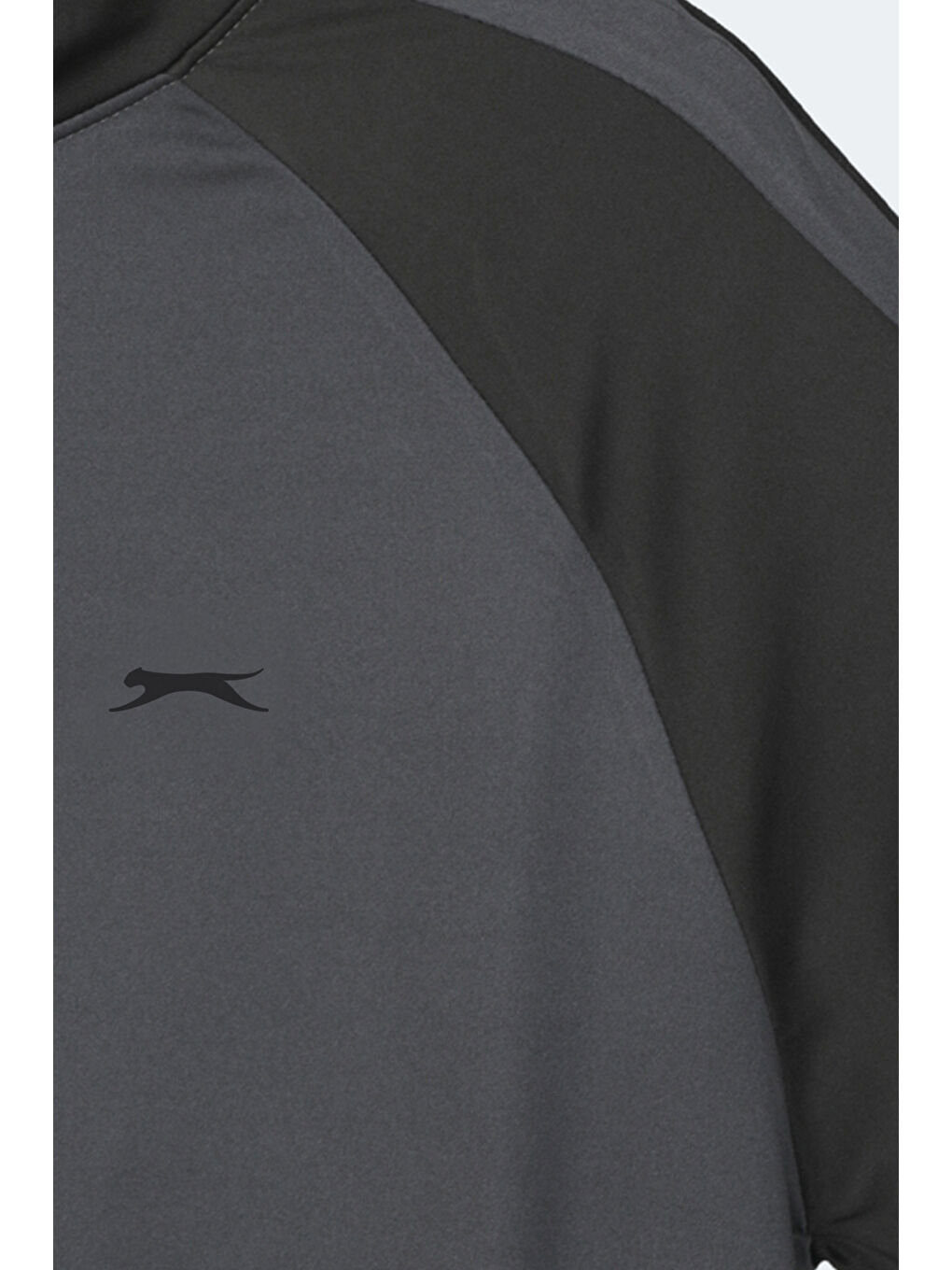 REDORA Erkek Dik Yaka Fermuarlı Koyu Gri Sweatshırt-3