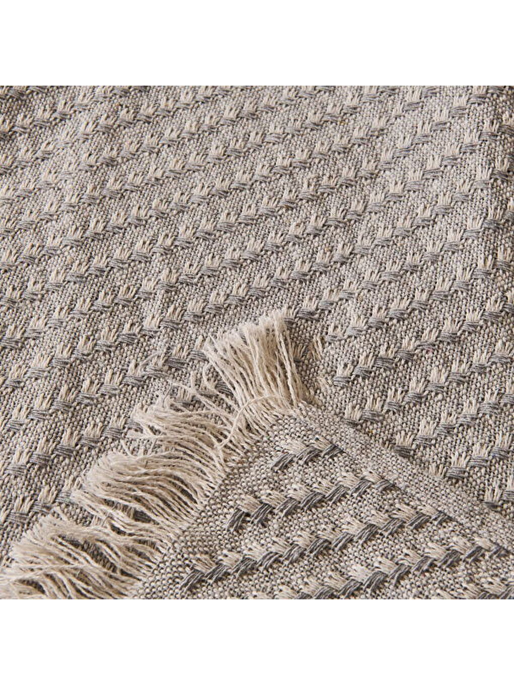 Soft Wilma Koltuk Örtüsü - Gri - 130x170 cm-1