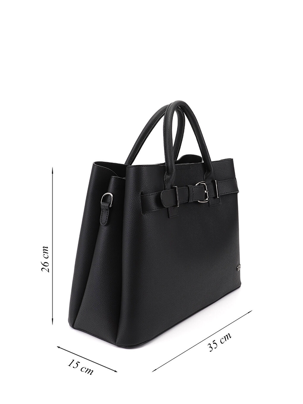 Siyah Kadın AÇIK SİYAH Uzun Askılı El ve Omuz Çantası-1