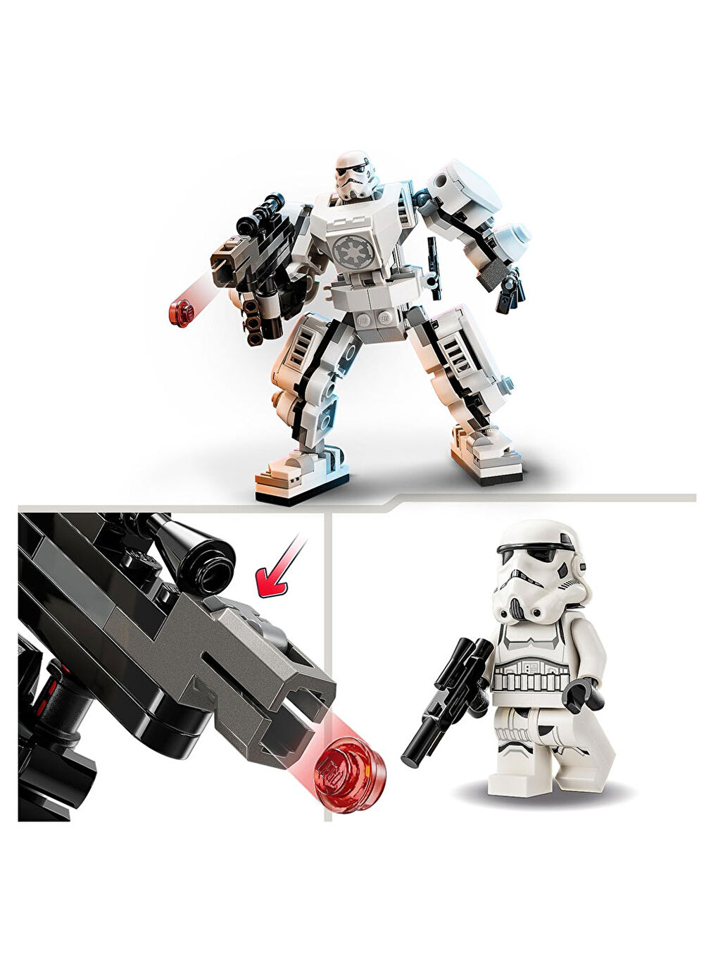 Lego Star Wars Stormtrooper Robotu 75370 - 5