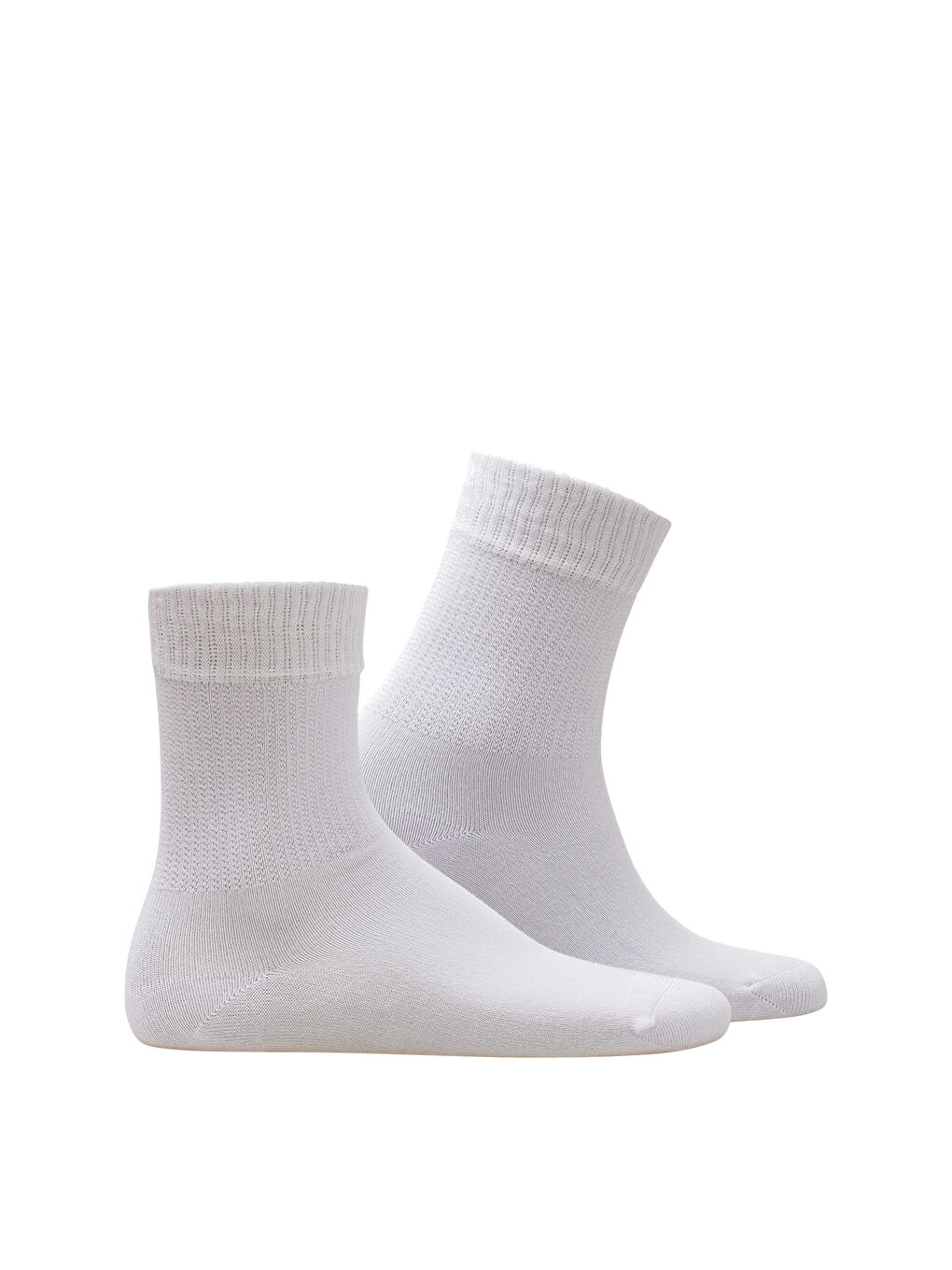 Beyaz Relax 2'li Uzun Çorap BEYAZ