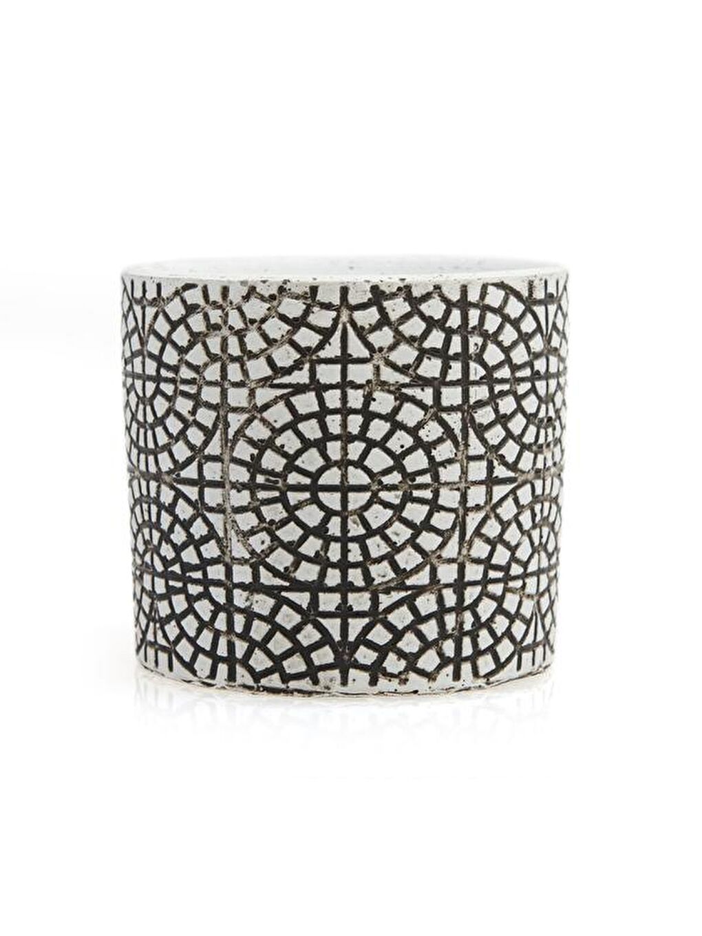 Beyaz Dekoratif Halka Saksı-3