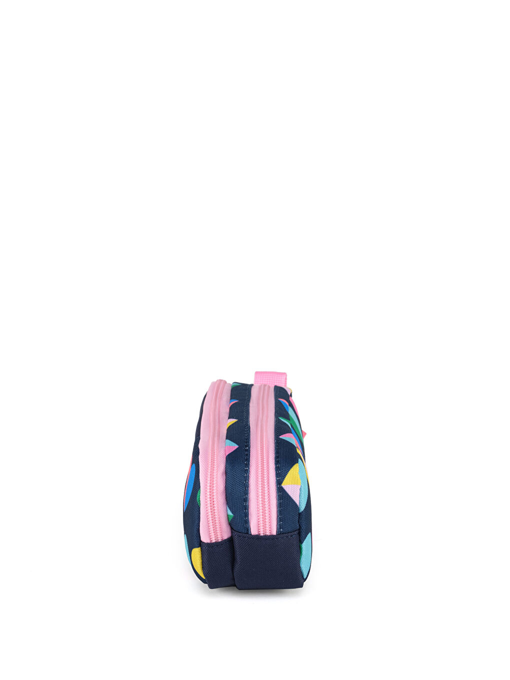 Mini Kalp Desenli Çift Bölme Kız Çocuk Kalemlik-3