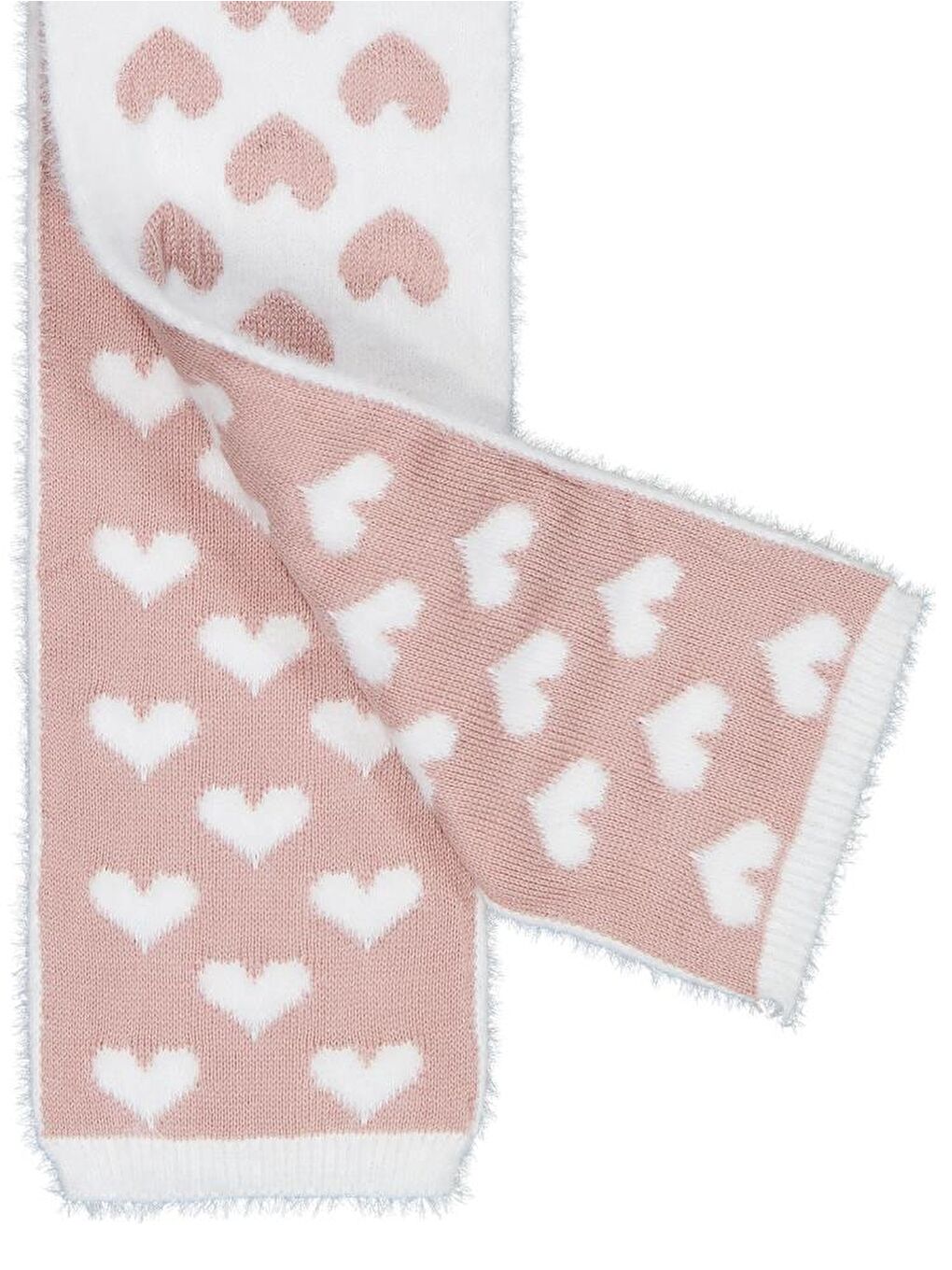 Girls 2-5 Yaş Atkı Bere Eldiven Set - Beyaz Standart-1