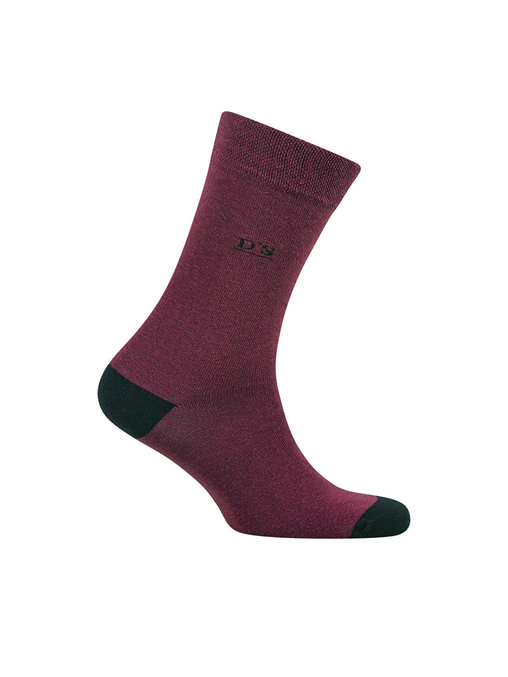 Bordo Erkek Pamuk Çorap Renkli BORDO-1