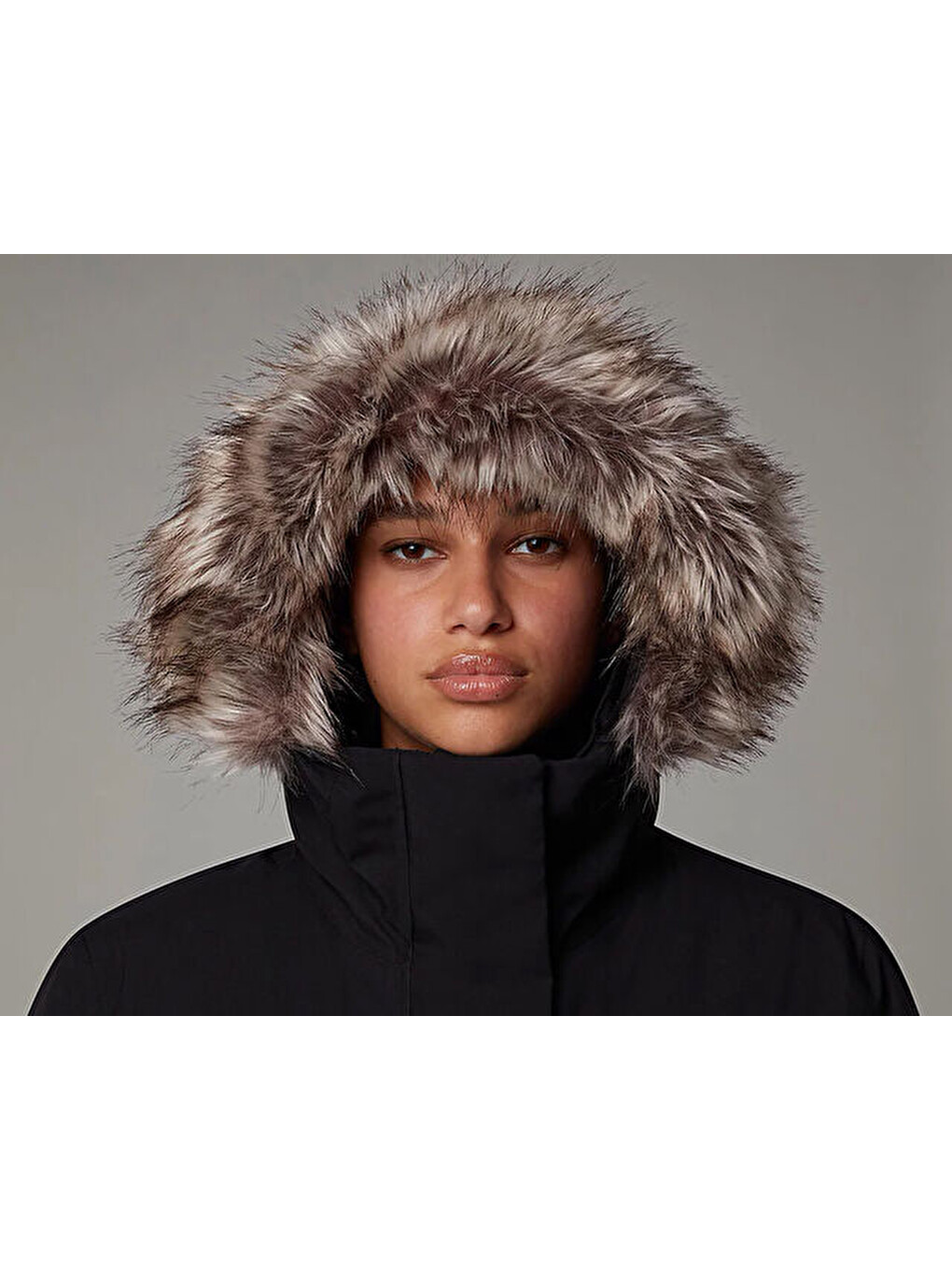 W Artic Parka Kadın Outdoor Montu Nf0a84j24h01 Siyah-8