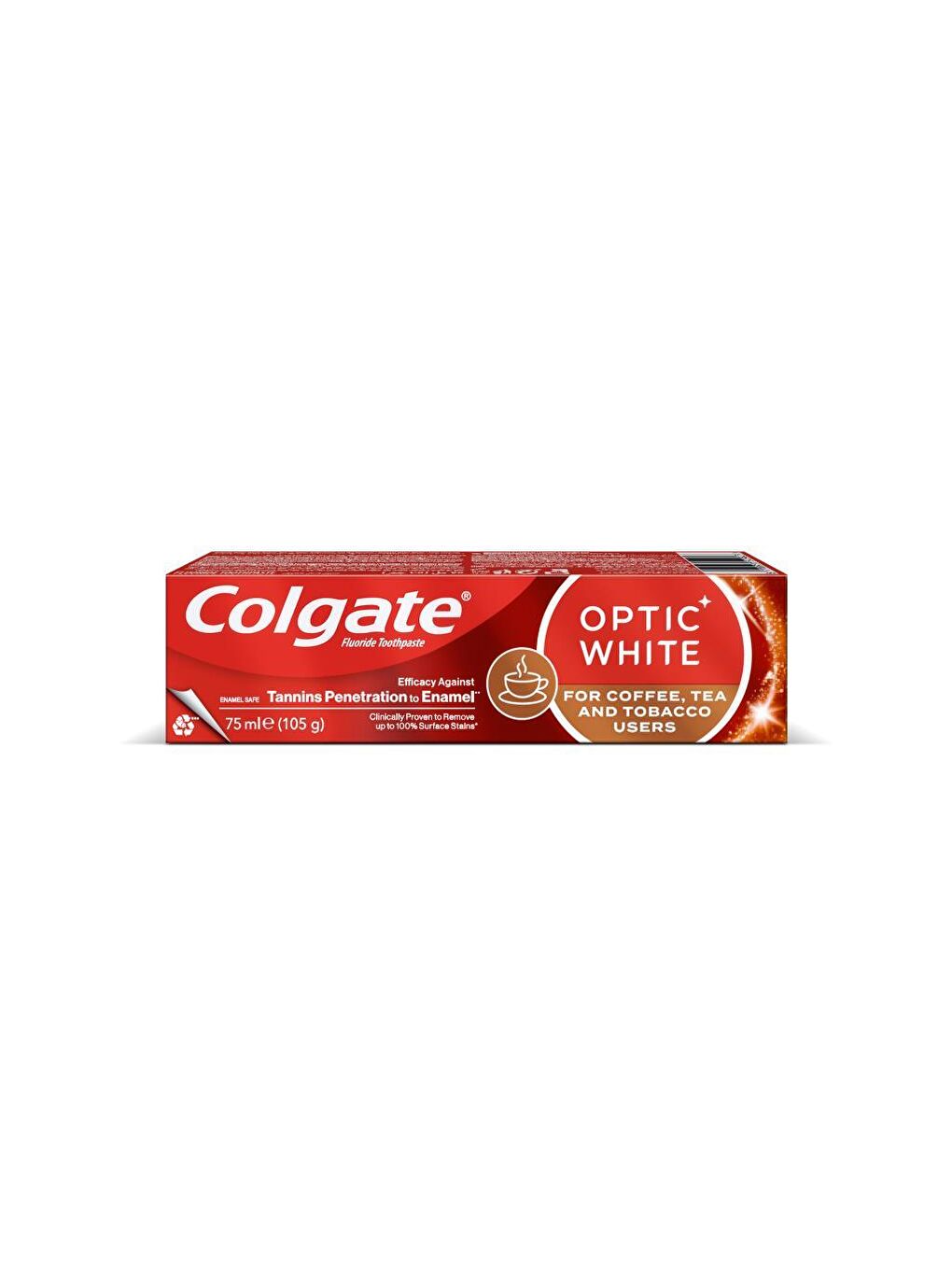 Colgate Optic White Kahve, Çay ve Tütün Kullananlar İçin 75 ML