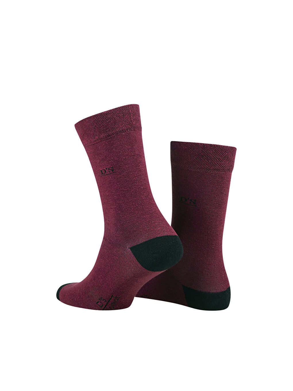 Bordo Erkek Pamuk Çorap Renkli BORDO-2