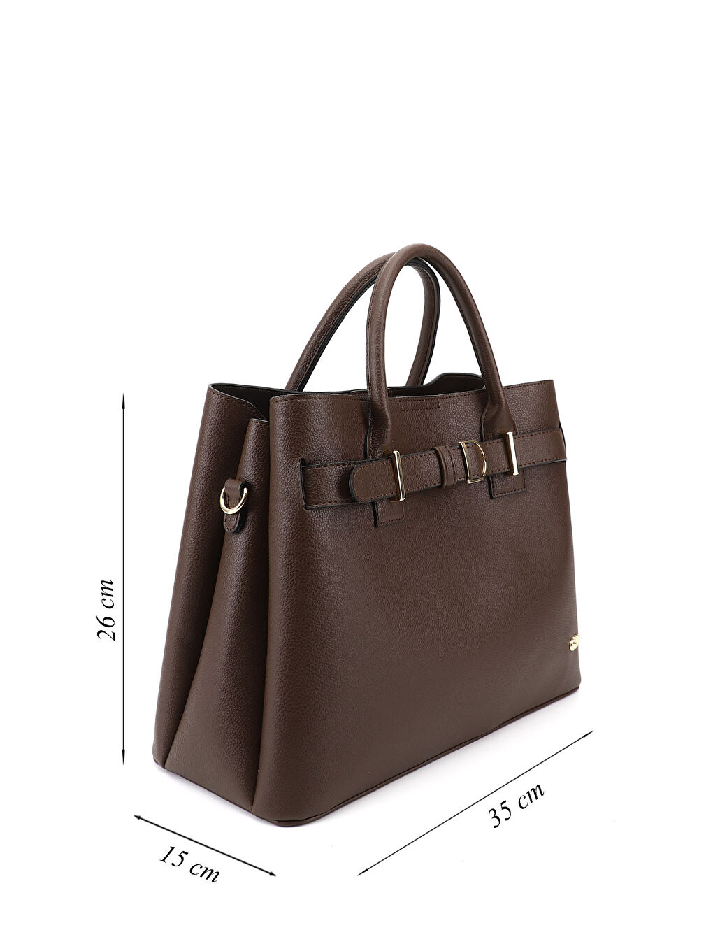 Kahverengi Kadın AÇIK KAHVERENGİ Uzun Askılı El ve Omuz Çantası-1