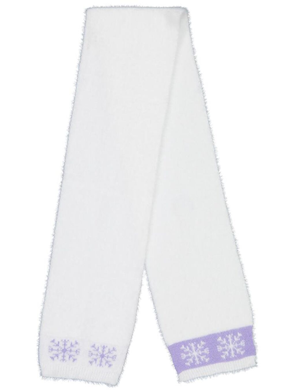 Girls 2-5 Yaş Atkı Bere Eldiven Set - Beyaz Standart-1