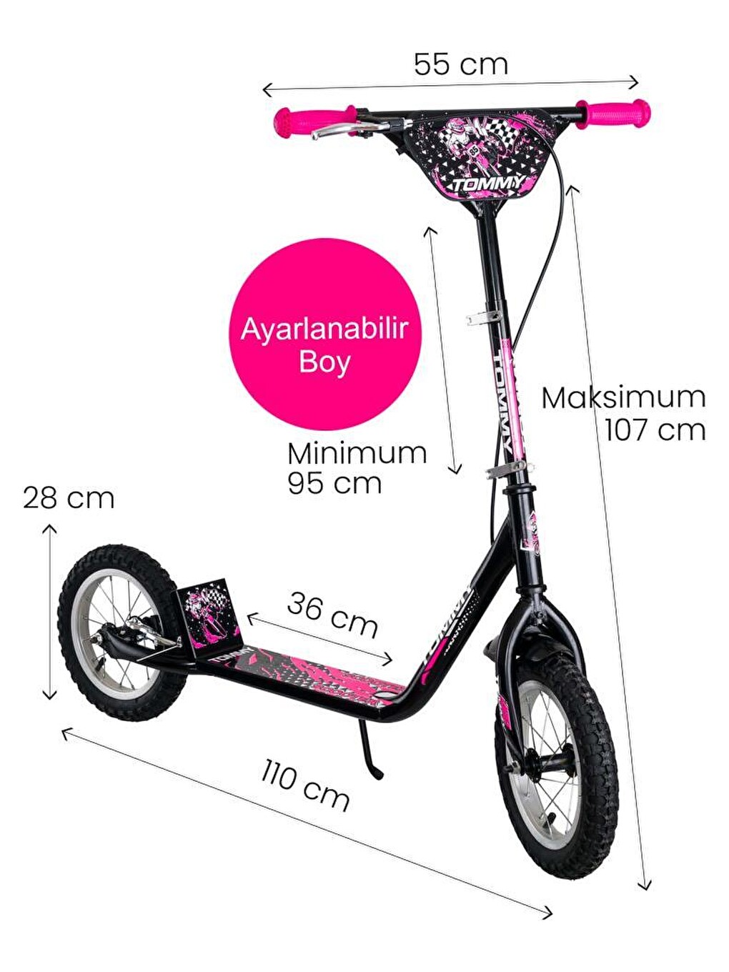 İkon 12 Jant Çocuk Scooter-1