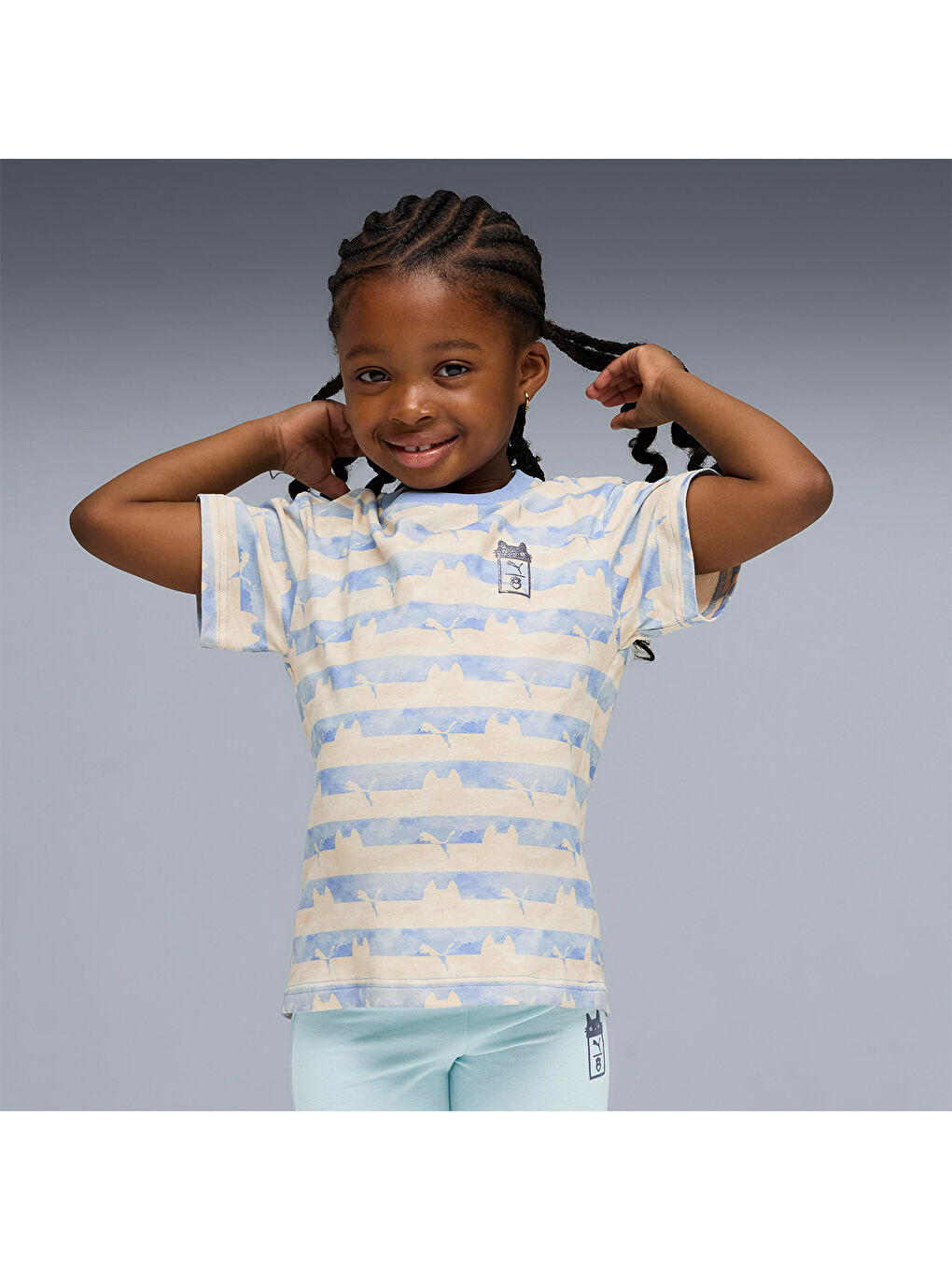 Karışık Gdh Aop Kız Çocuk Tişört