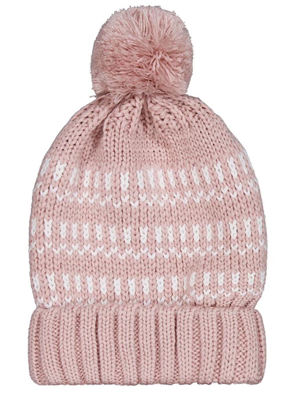 Pembe Girls 2-5 Yaş Atkı Bere Eldiven Set - Pudra Standart-1