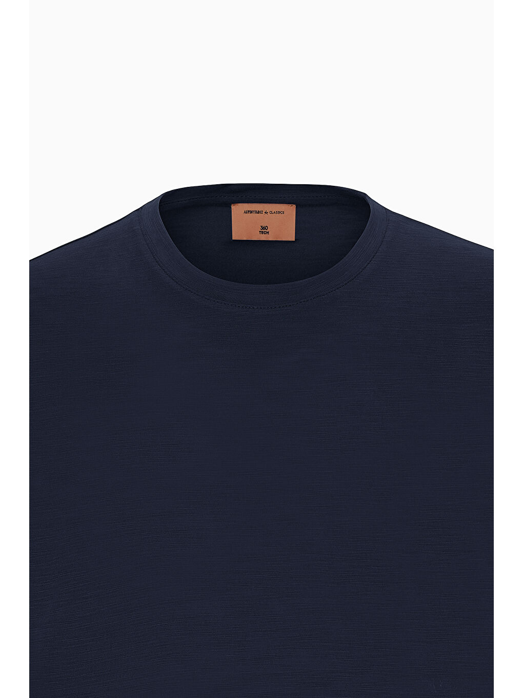 Erkek Siyah Slim Fit Dar Kesim Bisiklet Yaka Pamuklu Tişört-6