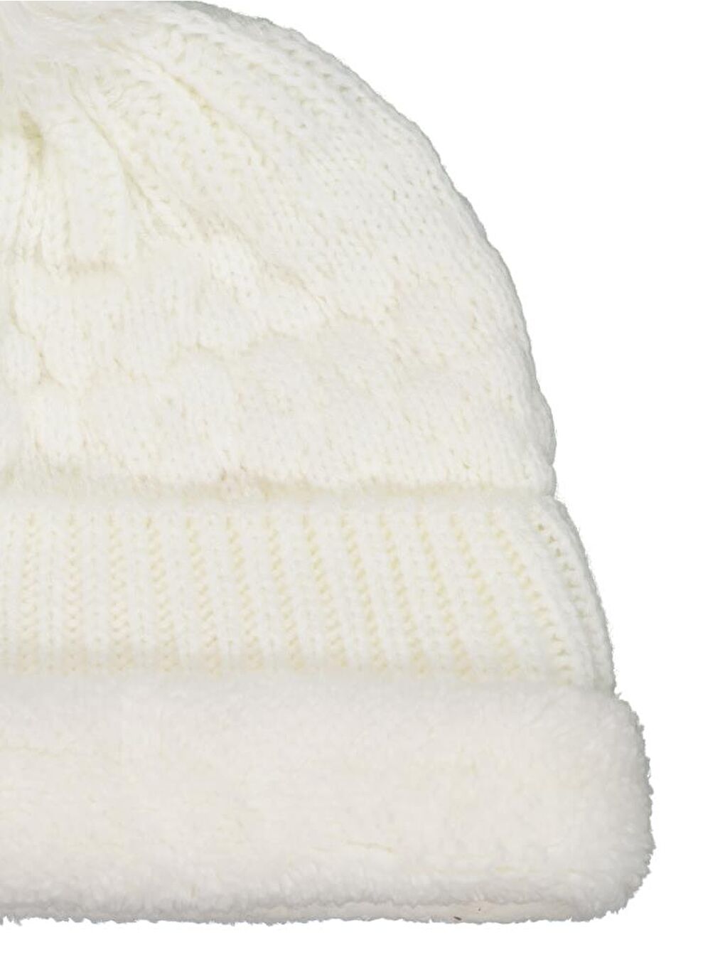 Girls 2-5 Yaş Atkı Bere Eldiven Set - Beyaz Standart-1