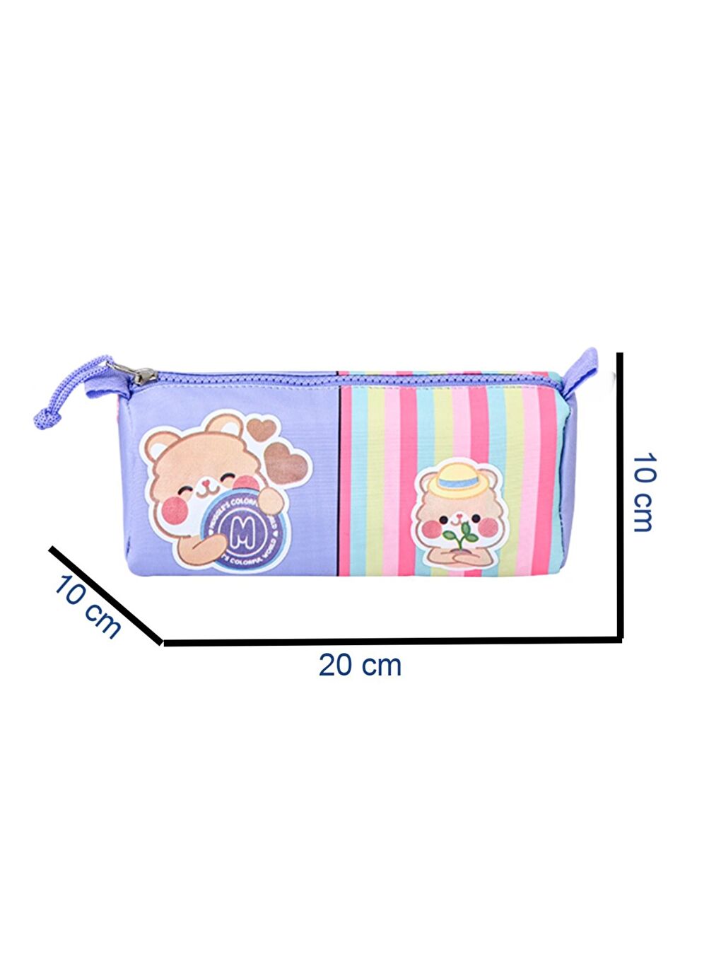 3 Bölmeli Funny Okul Sırt Çanta Seti (Çanta+Beslenme Çantası+Kalemlik)-1