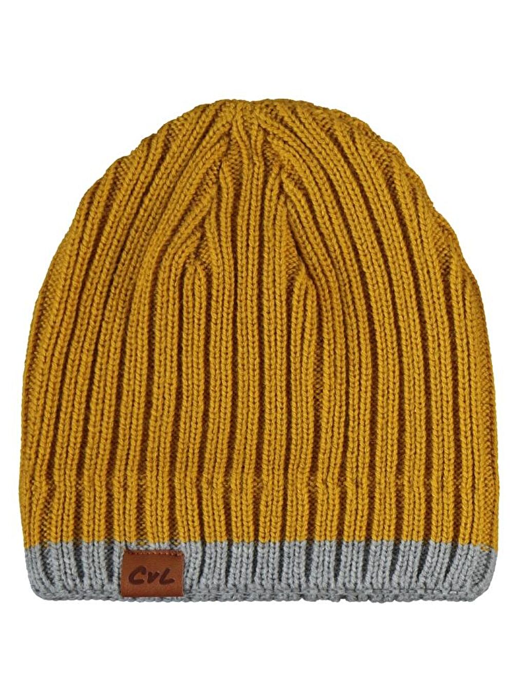 Sarı Boys 6-9 Yaş Atkı Bere Eldiven Set - Hardal Standart