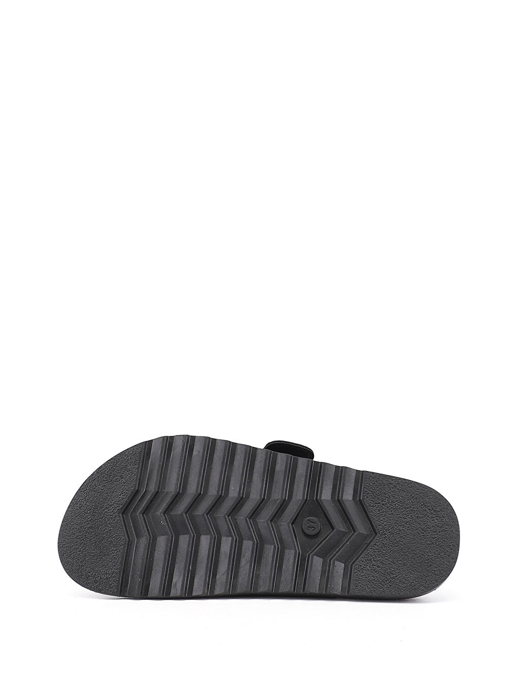 Siyah Kadın SİYAH MELANJ Çift Tokalı Terlik-4