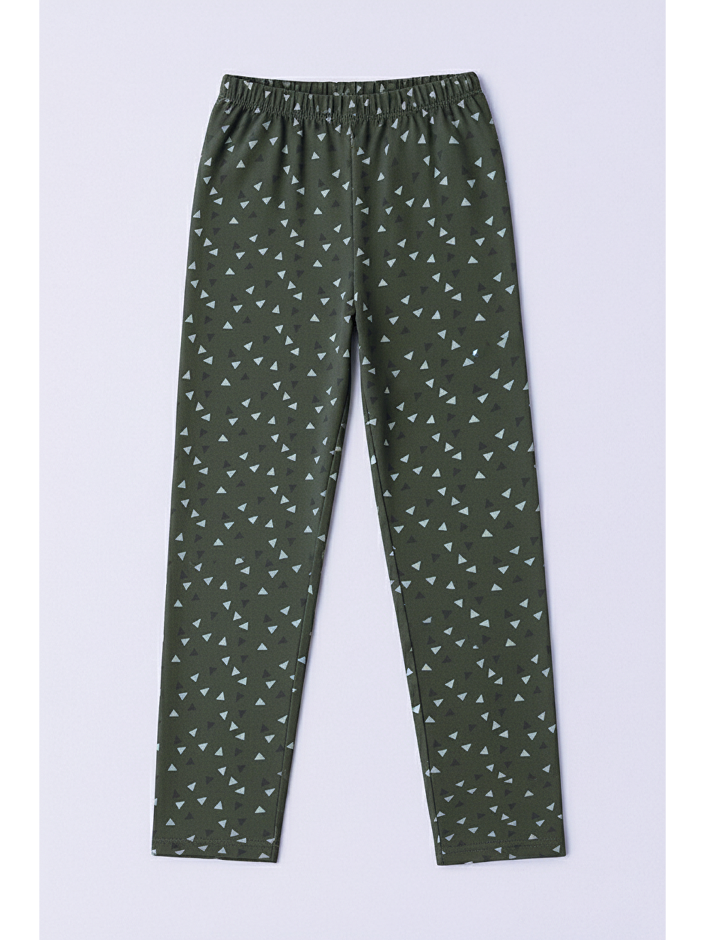 Haki Erkek %100 Pamuk Cepli Ekose Pijama Altı | Desen 13 040-2