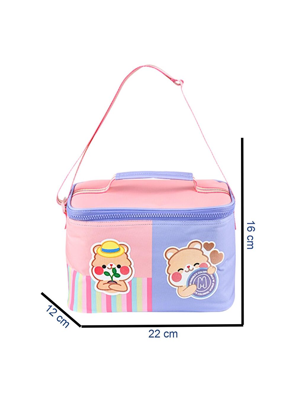 3 Bölmeli Funny Okul Sırt Çanta Seti (Çanta+Beslenme Çantası+Kalemlik)-2