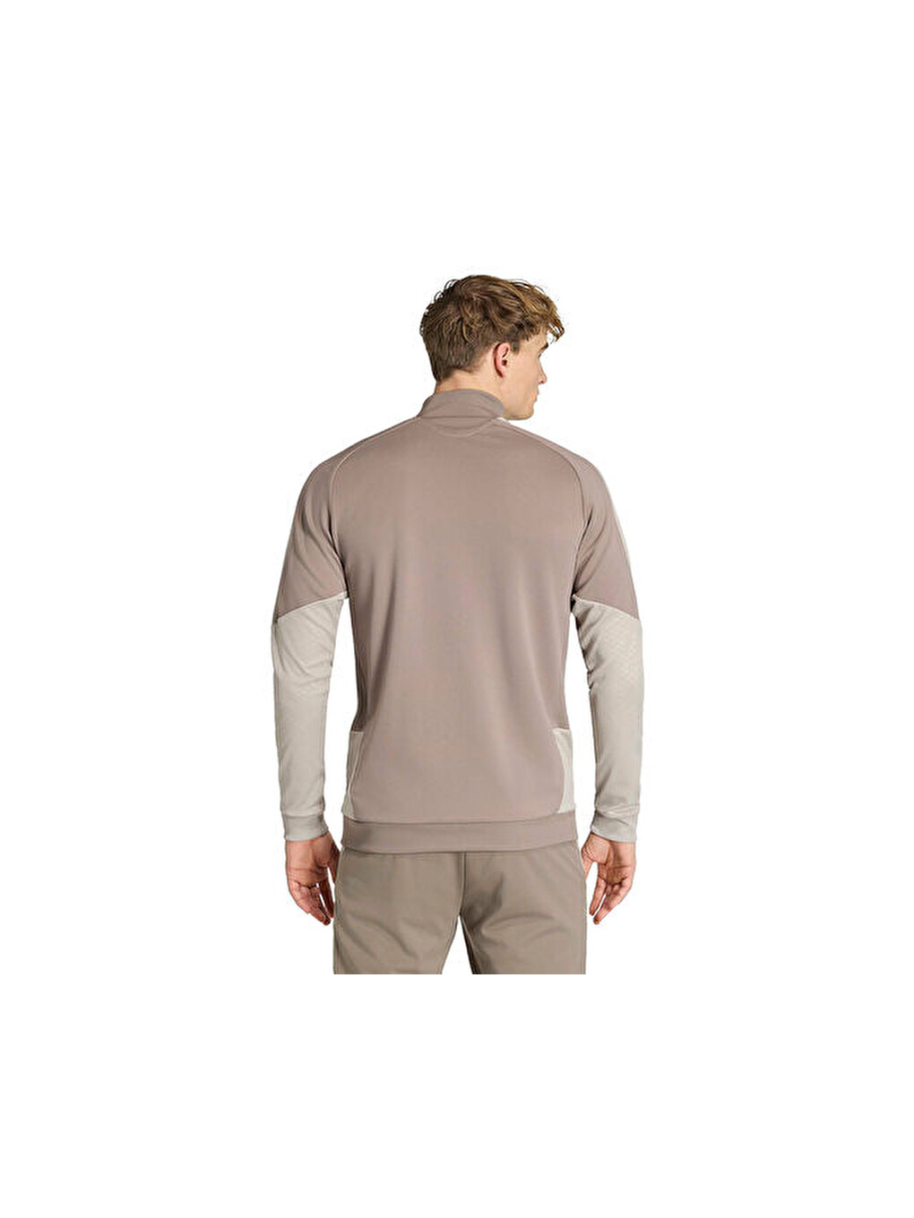 Tiro 26 Competition Tr Jkt Erkek Futbol Kamp Fermuarlı Sweatshirt Ke9256 Kahverengi-3