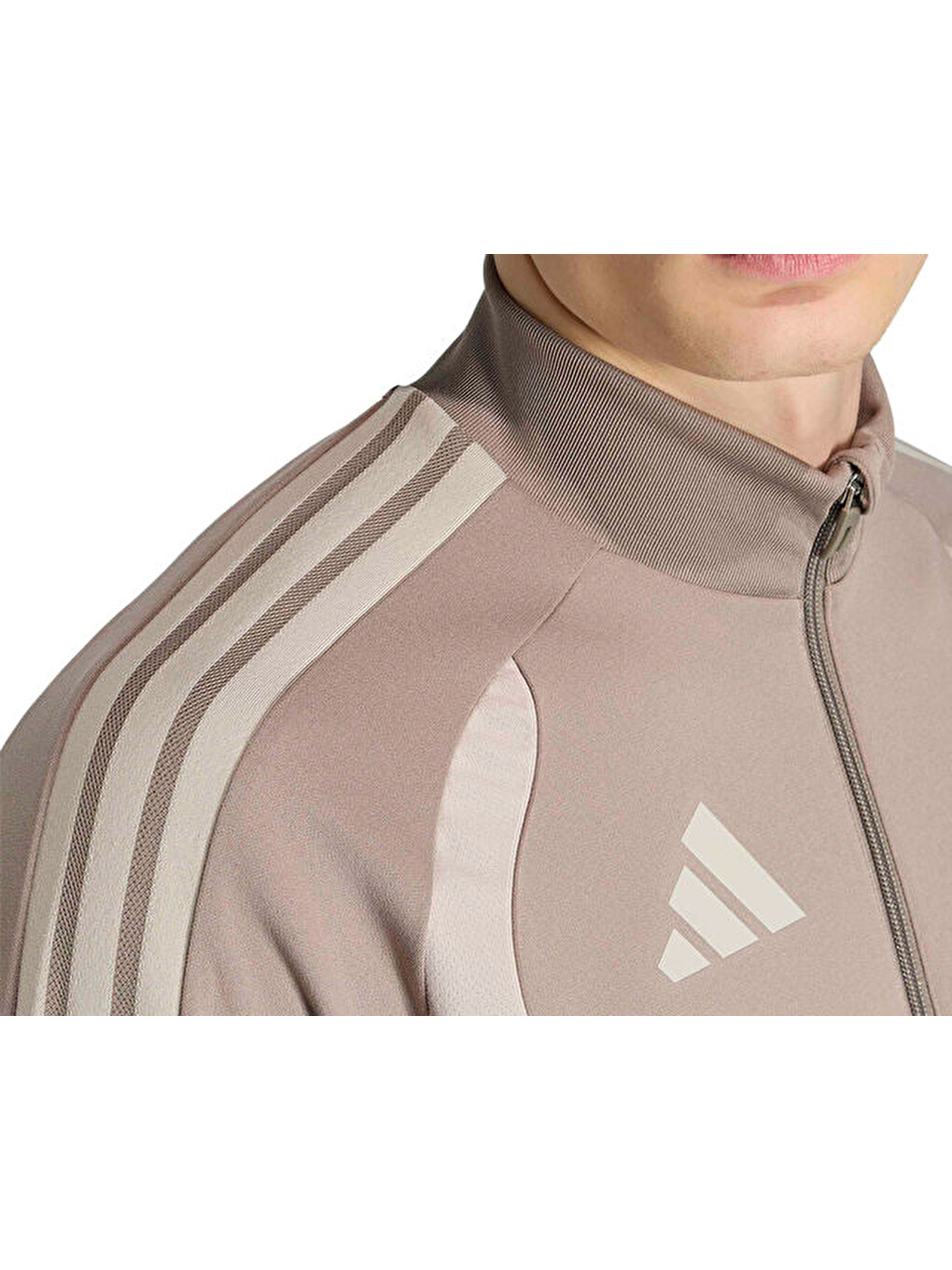 Tiro 26 Competition Tr Jkt Erkek Futbol Kamp Fermuarlı Sweatshirt Ke9256 Kahverengi-4