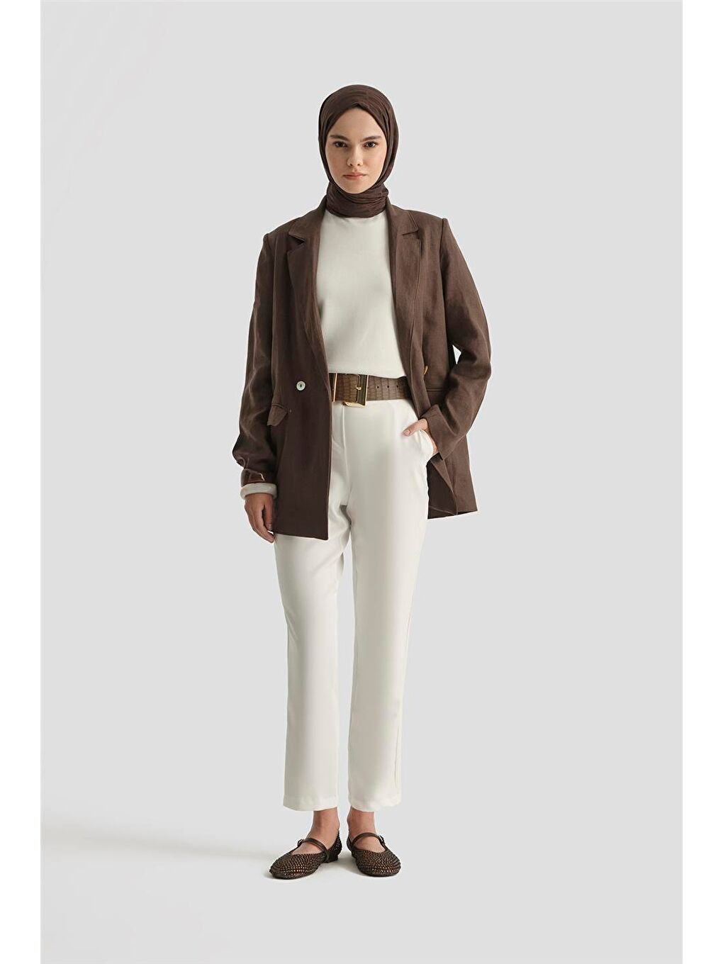 Pantolon 25Yh2437 Ekru-1