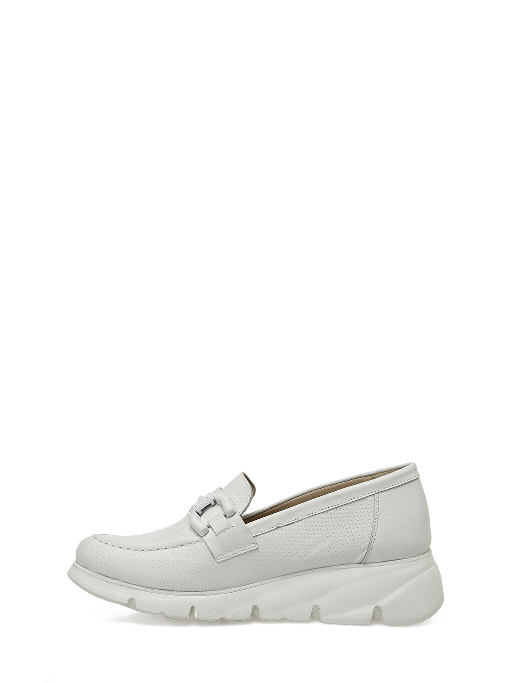 105460.z Beyaz Kadın Loafer-2