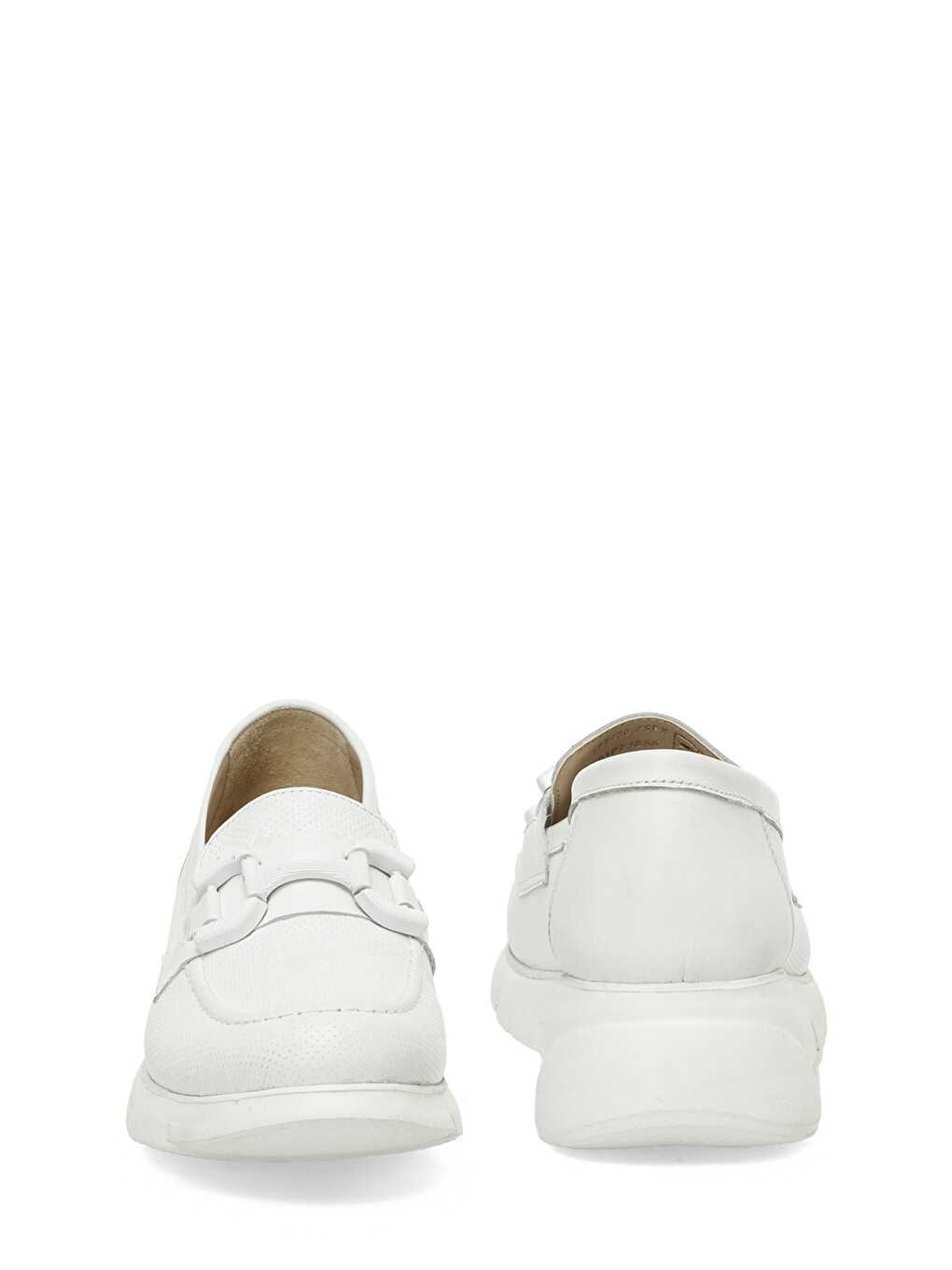 105460.z Beyaz Kadın Loafer-4