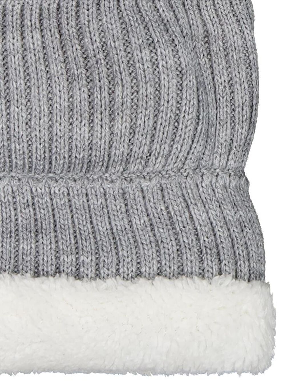 Boys 6-9 Yaş Atkı Bere Eldiven Set - Gri Standart-1