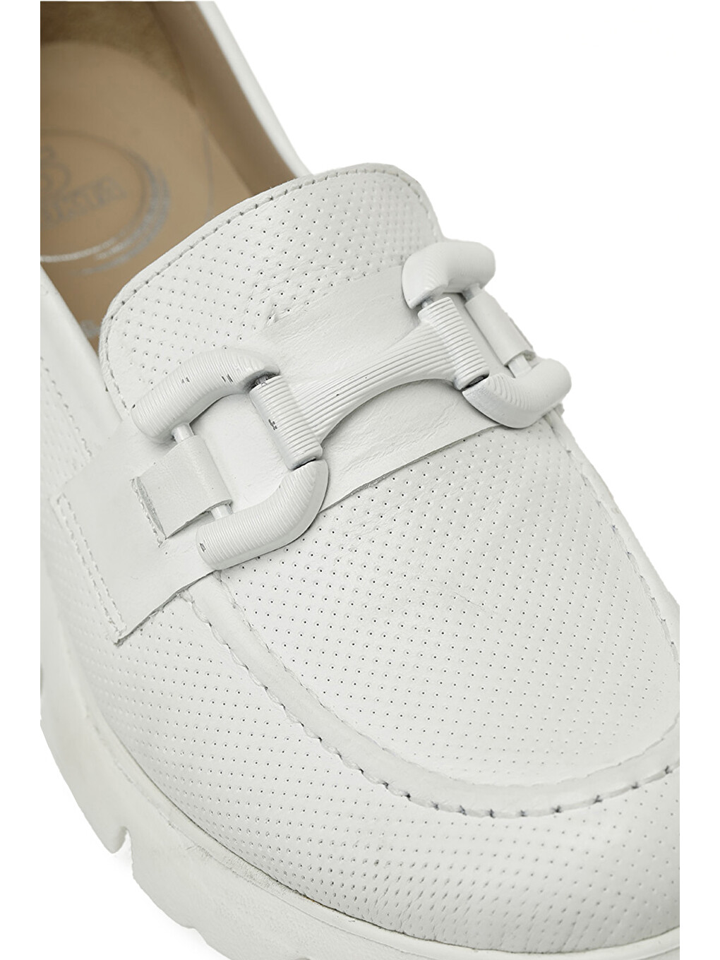 105460.z Beyaz Kadın Loafer-6