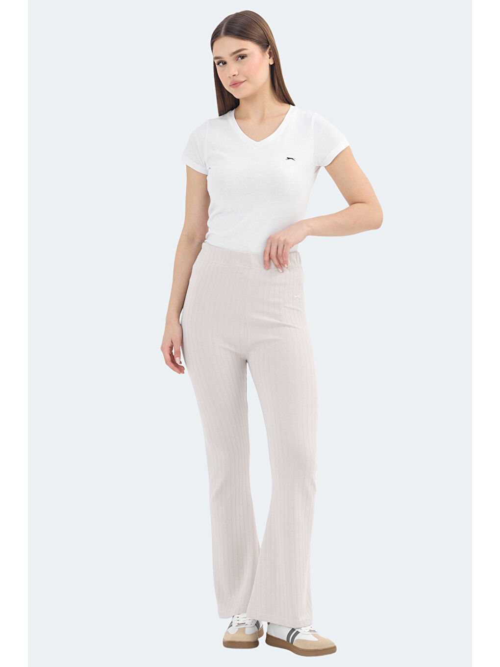 KODEY IN Kadın Ekru Tayt-6