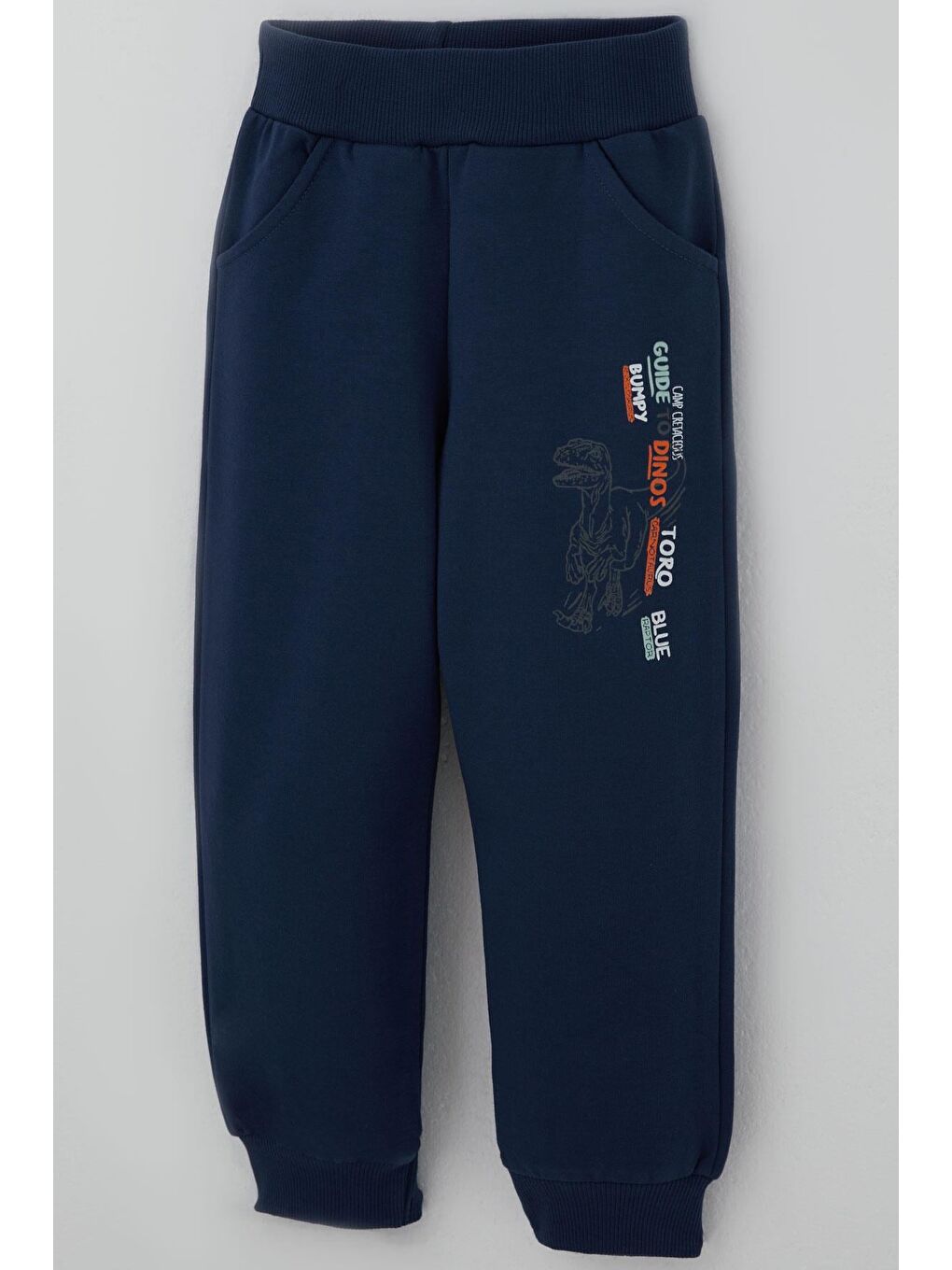 Turkuaz Erkek Çocuk Eşofman Takımı Dinozor Kampı Sırt Baskı Detaylı Su Yeşili (2-6 Yaş)-6