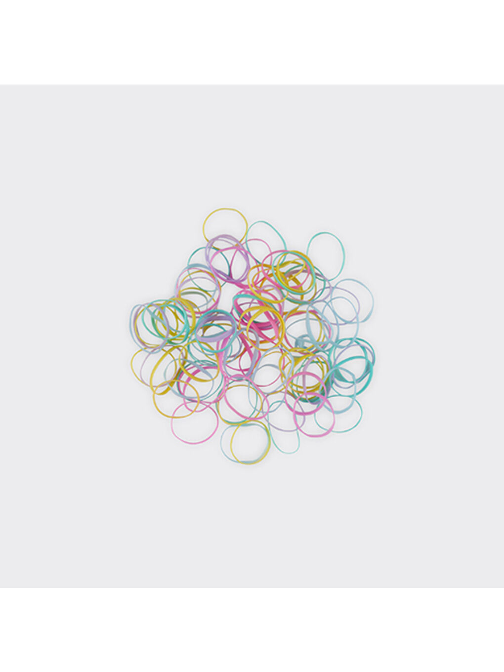 Karışık Kız Çocuk Lastik Toka Set Multi-6