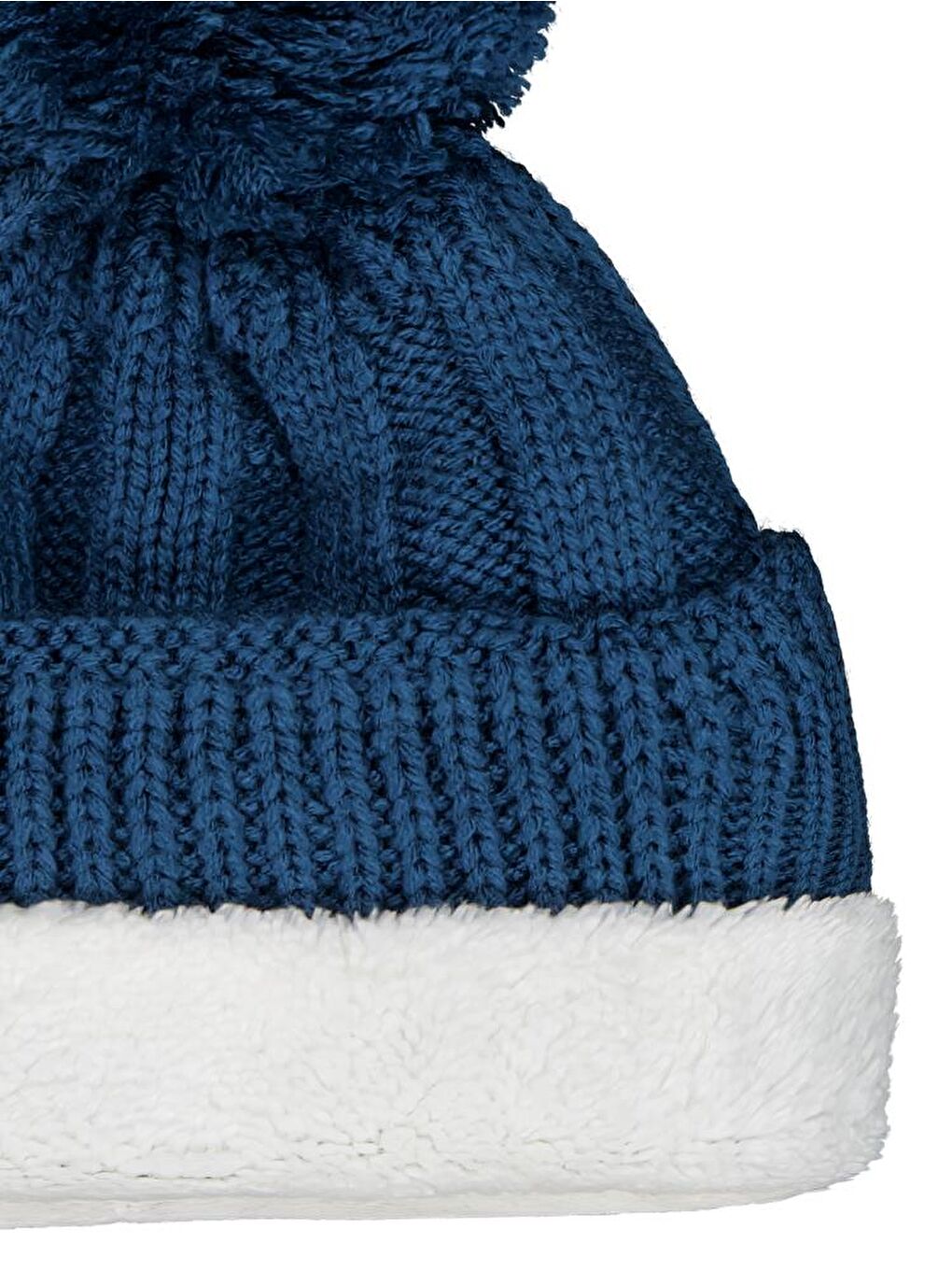 İndigo Baby 6-18 Ay Atkı Bere Eldiven Set - Mavi Standart-1