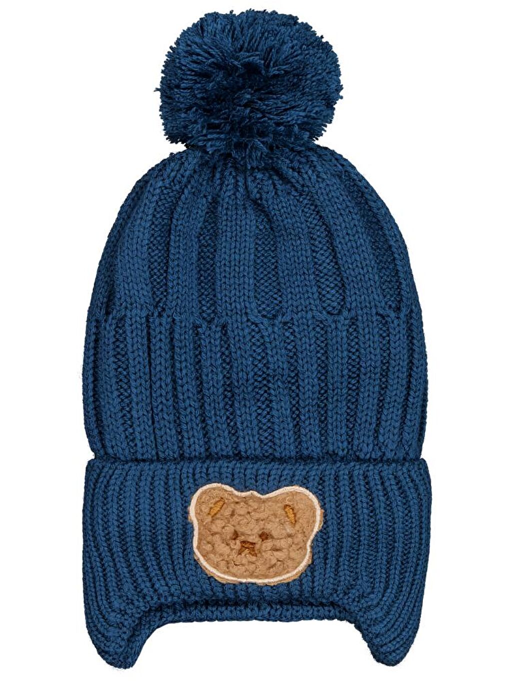 İndigo Baby 6-18 Ay Atkı Bere Eldiven Set - Mavi Standart-2