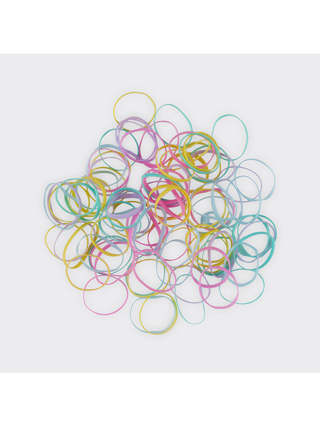 Karışık Kız Çocuk Lastik Toka Set Multi-4