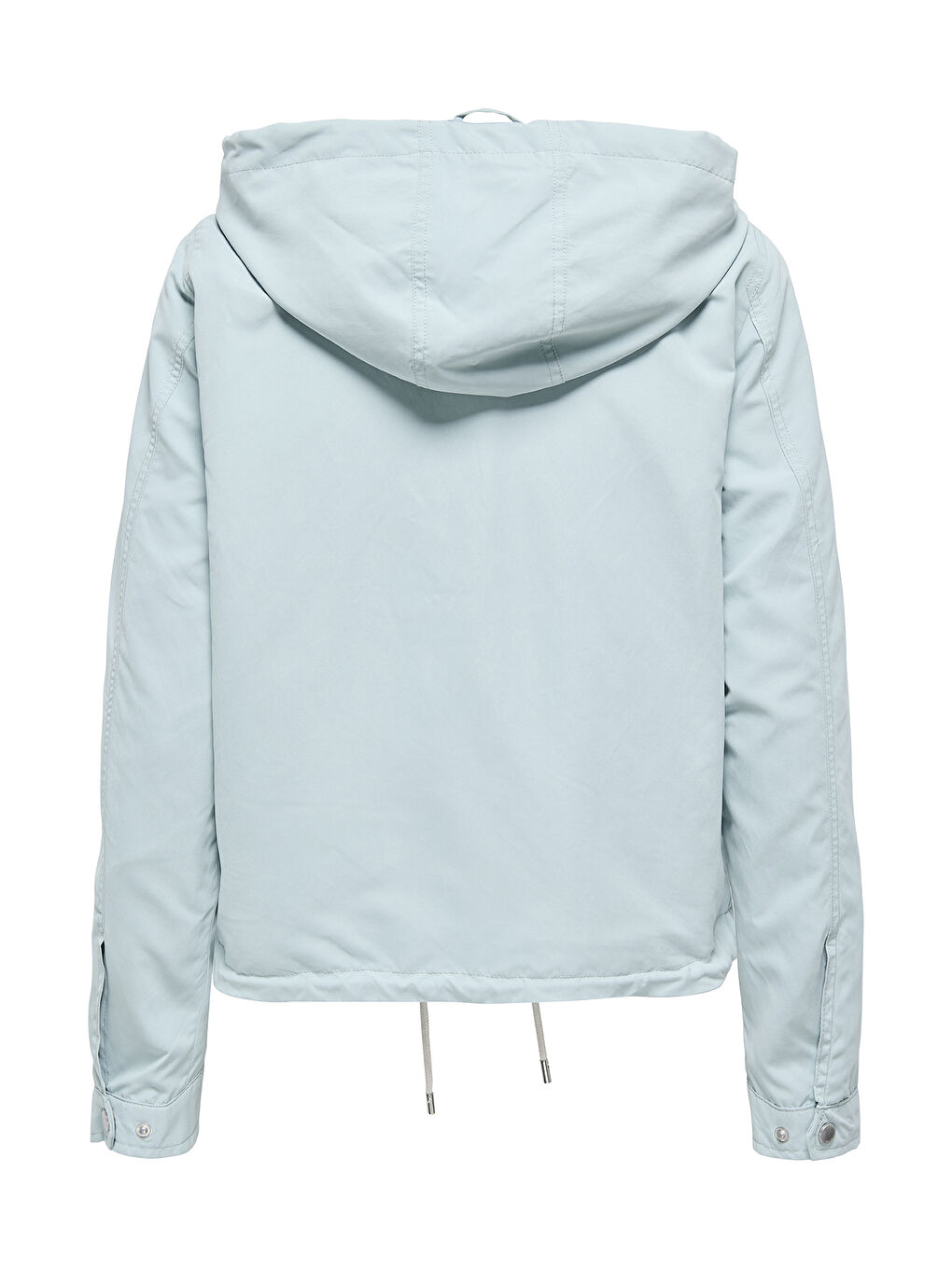 Yeşil Onlskylar Büzgülü Regular Fit Kapüşonlu Mevsimlik Kadın Mont 15218613-6