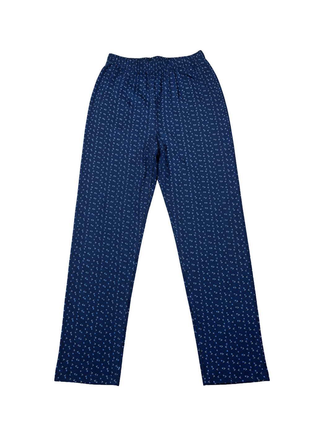 Mavi Erkek %100 Pamuk Cepli Ekose Pijama Altı | Desen 8 040-2