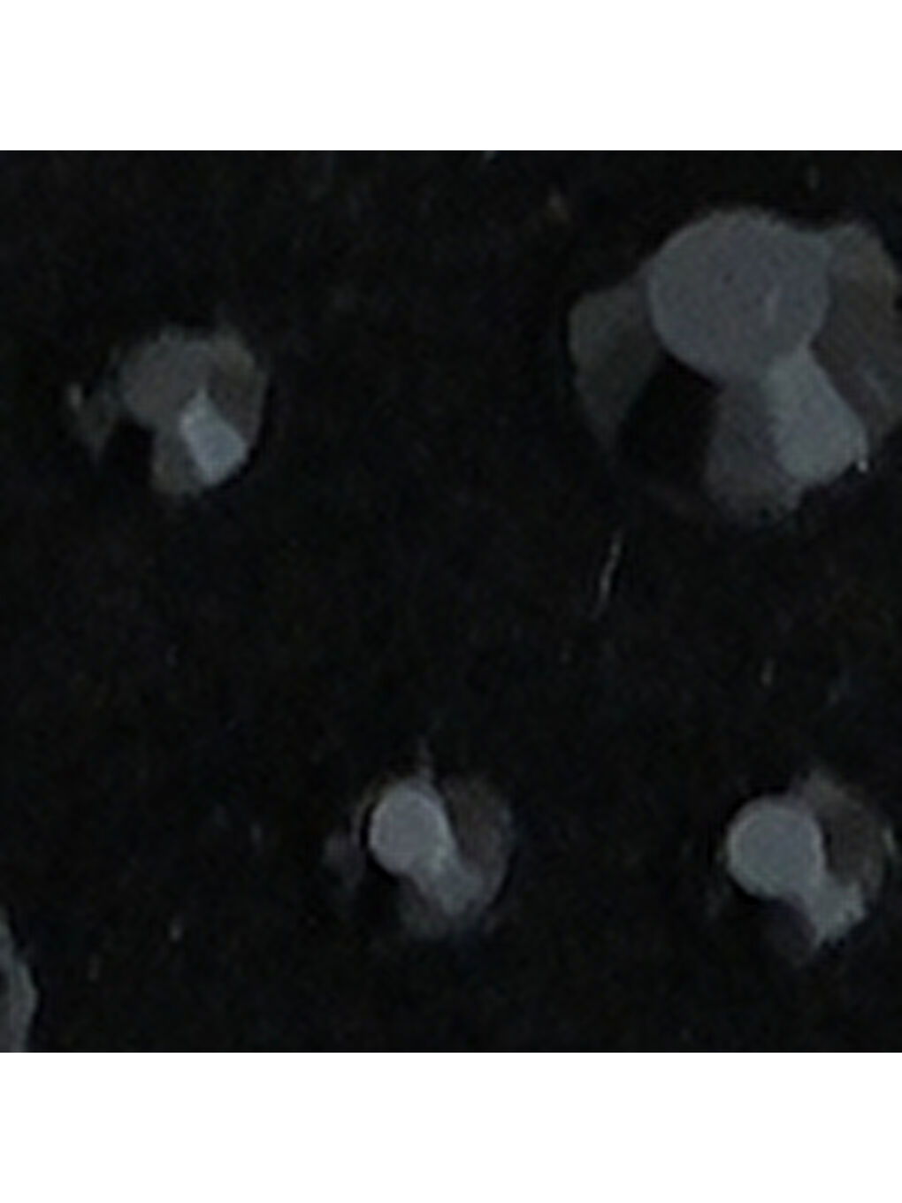 Siyah Karla Kadın Taşlı Babet-8