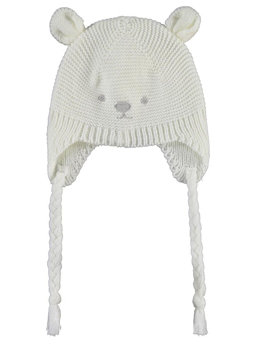 Baby 6-18 Ay Atkı Bere Eldiven Set - Ekru Standart